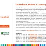 Ciclo di webinar – Geopolitica: Povertà e Guerre globali